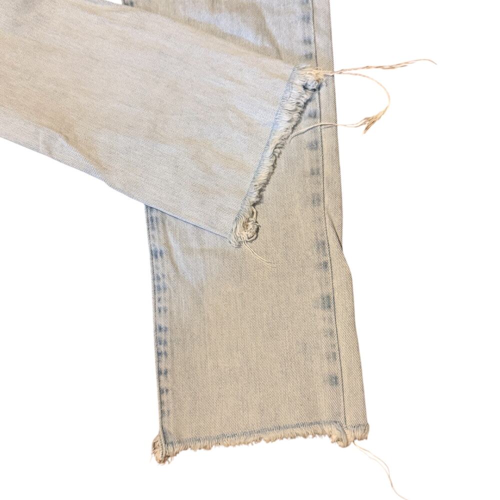 Pistola | Button Fly Light Wash Distressed Flare Leg Jeans Size 27 - Picture 3 of 7